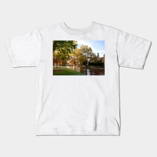 Bourton on the Water Autumn Trees Cotswolds UK Kids T-Shirt